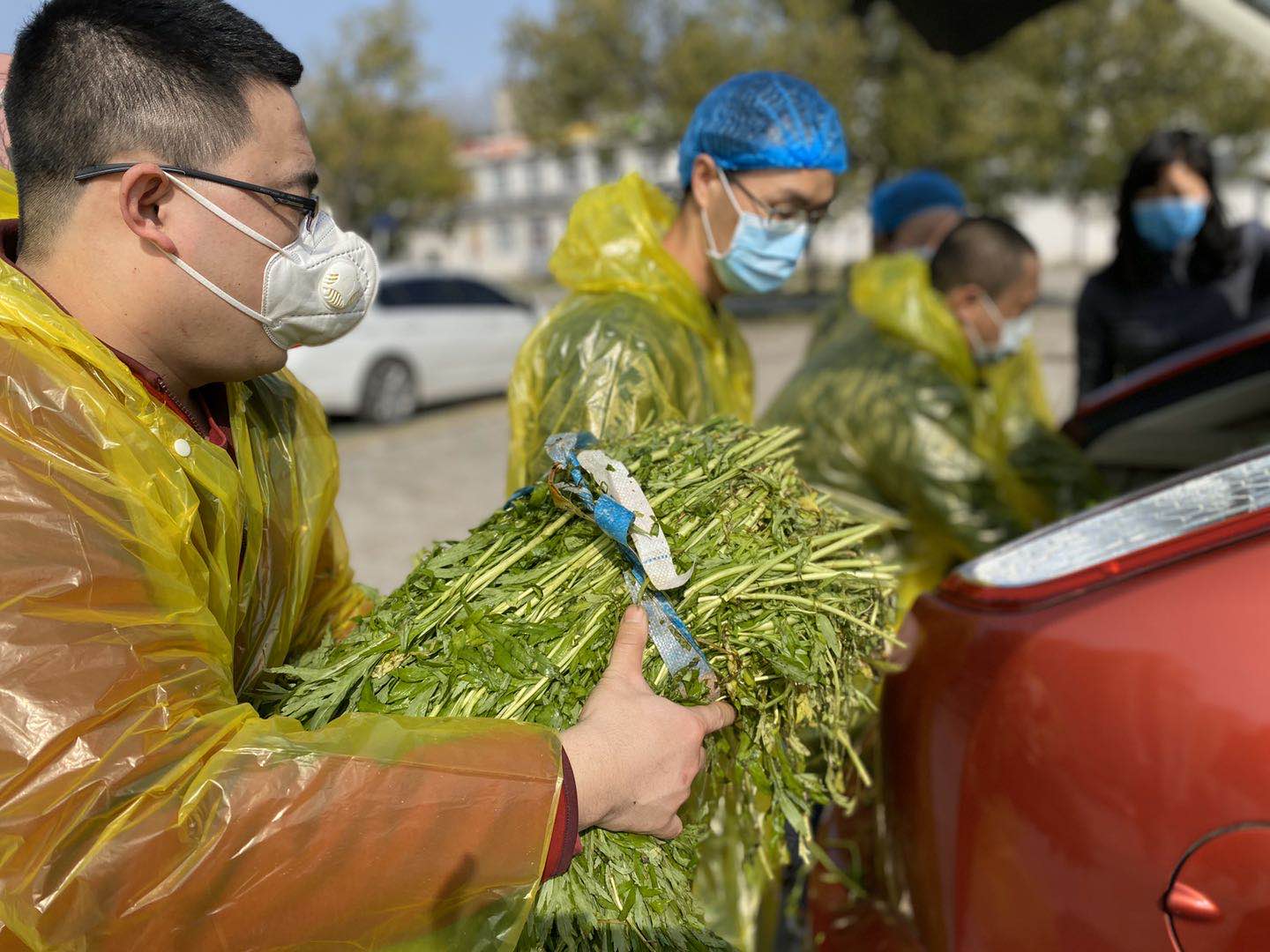 战疫故事党员志愿者织就生活保障网