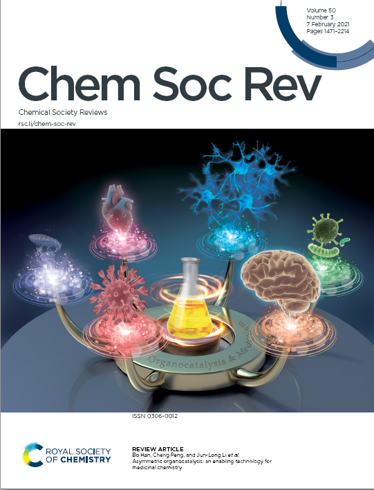 李俊龙在国际顶级期刊chemicalsocietyreviews发表封面文章以及多篇