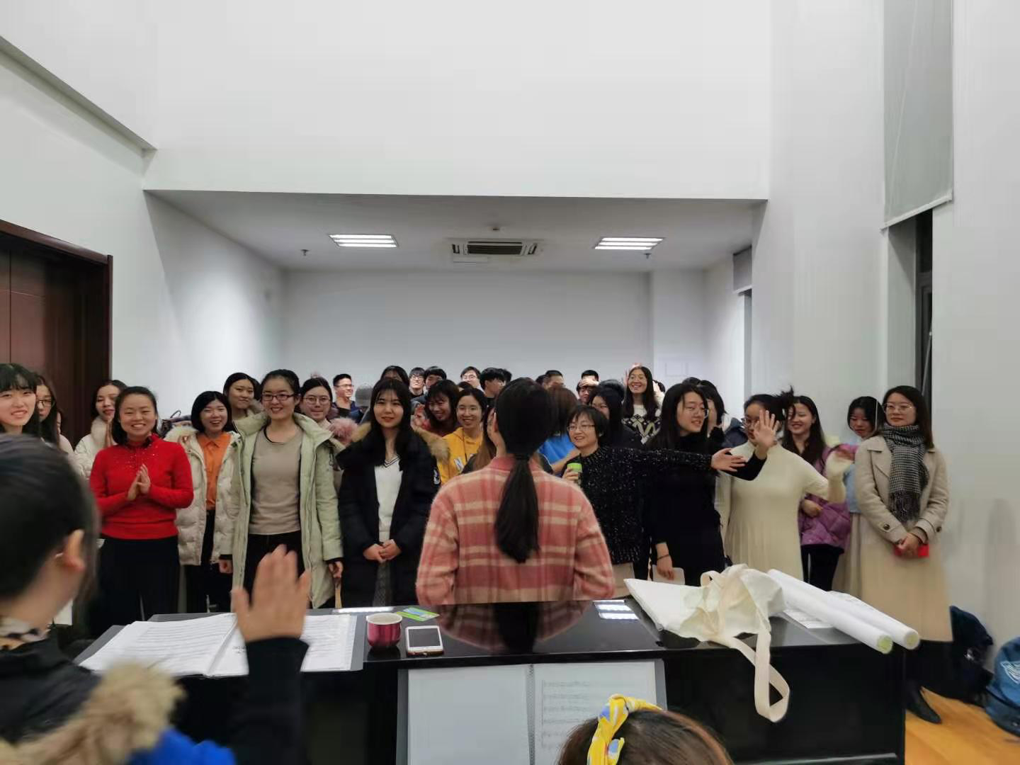 天文学院与心理学系联合合唱团参加国科大纪念“一二九”运动84周年歌咏比赛