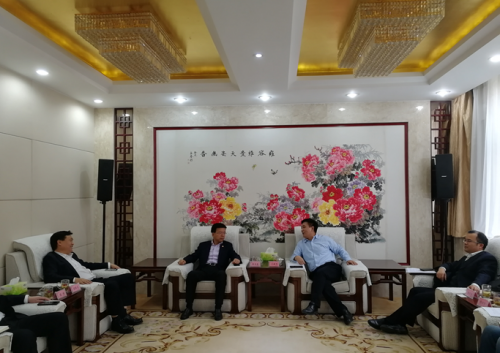 校党委书记王亚杰赴陕西建工集团座谈