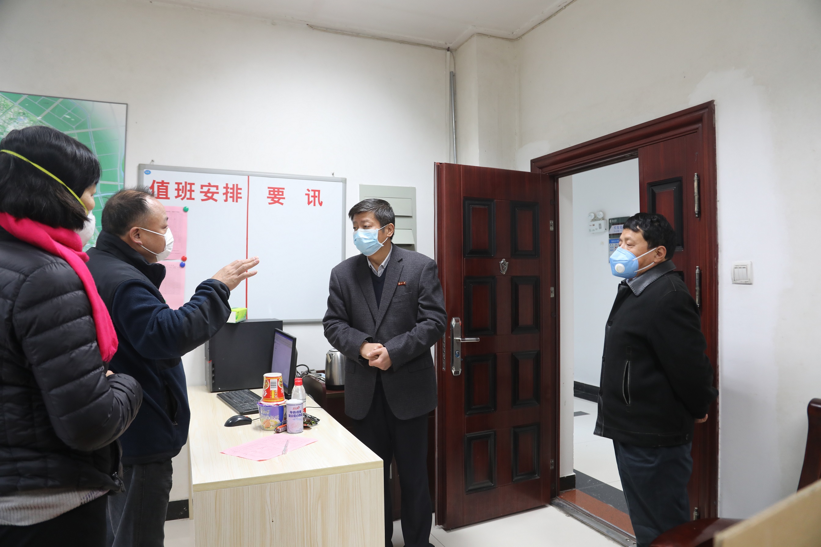 【肺炎疫情防控】校领导赴一线检查指导疫情防控工作