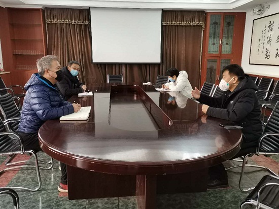 【战疫情】党委书记郑萼、副校长李有增到后勤调研疫情防控工作
