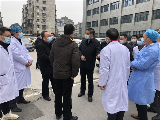 【同心抗疫】宜昌市市长张家胜到附属仁和医院检查指导工作