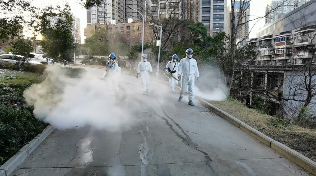 【疫情防控】我校完成重点区域消杀防疫工作