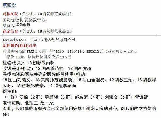 【战疫情】美术学院学生自发组建志愿者团队捐赠医疗物资