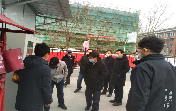 海教园领导一行调研指导天津大学重点项目疫情防控和复工复产工作