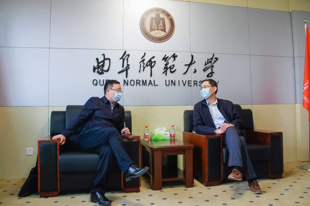 日照市科技局来校洽谈校地科技合作事宜
