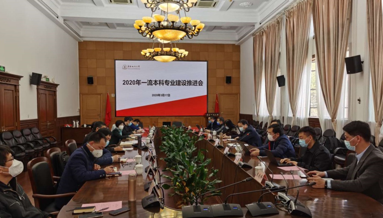 我校召开一流本科专业建设推进会