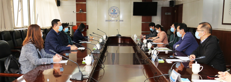 济南市人民政府外事办公室领导来我校调研新冠肺炎疫情防控工作