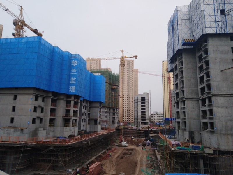 西北师大北校区教师公寓建设项目复工