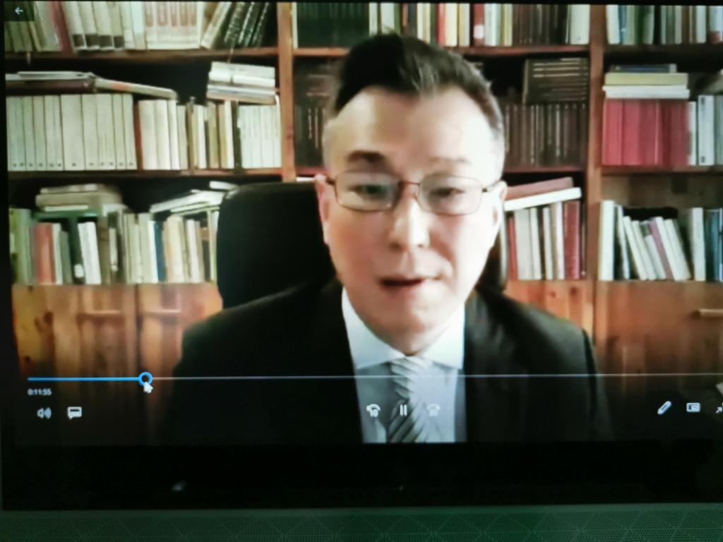 吴建广教授作客学校第七期课程思政教师沙龙，云端开讲《德文原著〈共产党宣言〉的研究、教学、传播》