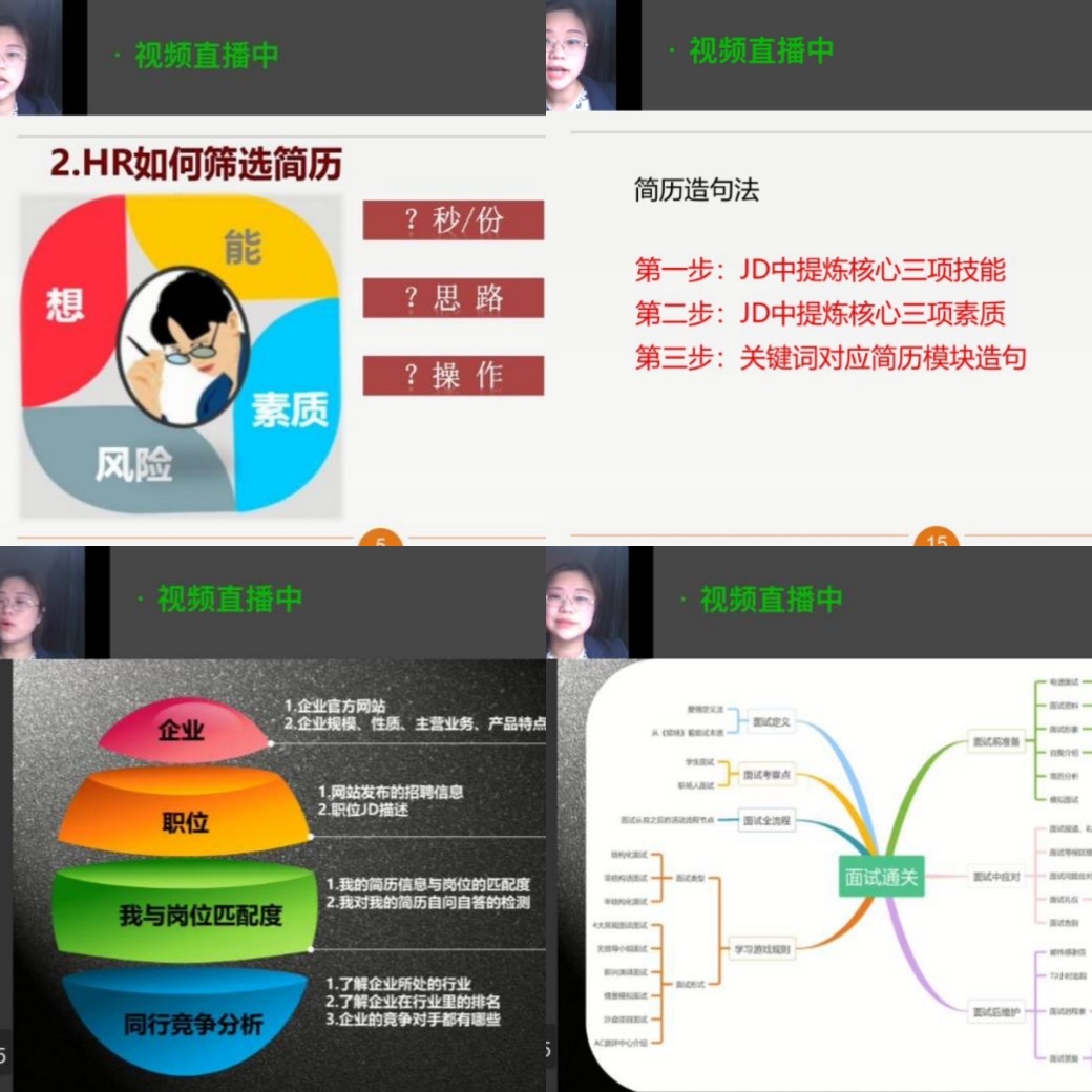 信通学院组织开展线上就业指导讲座