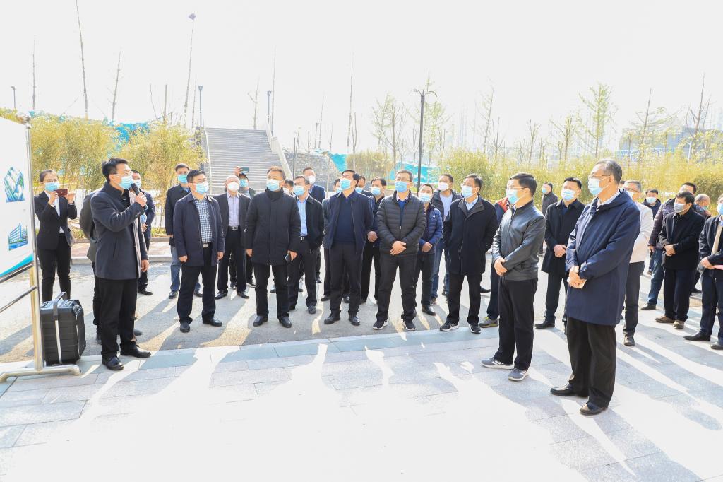 泰安市装配式建筑推广应用现场会考察校区新建学生公寓项目
