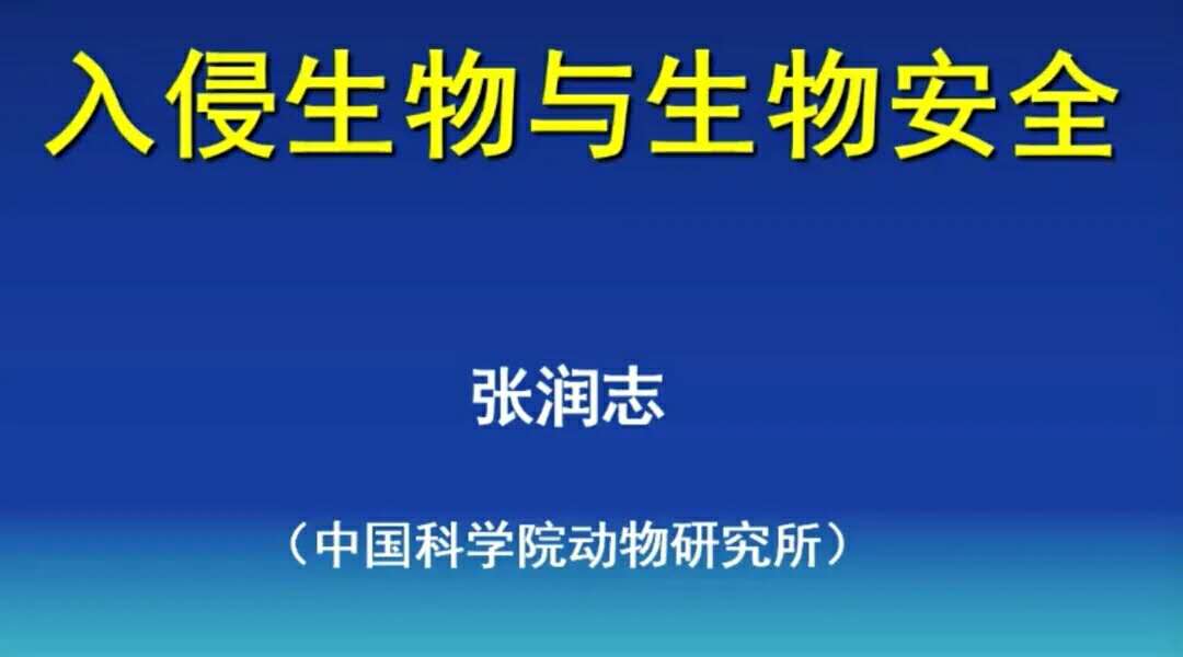 传播研究院举办“入侵生物与生物安全”讲座