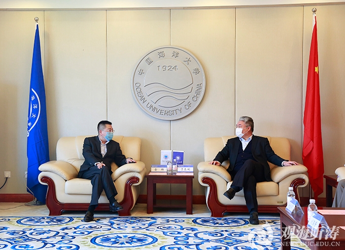 于志刚会见中国银行青岛市分行党委书记俞群