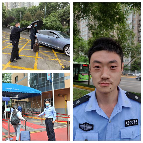 保卫人全力以赴护航返校学子