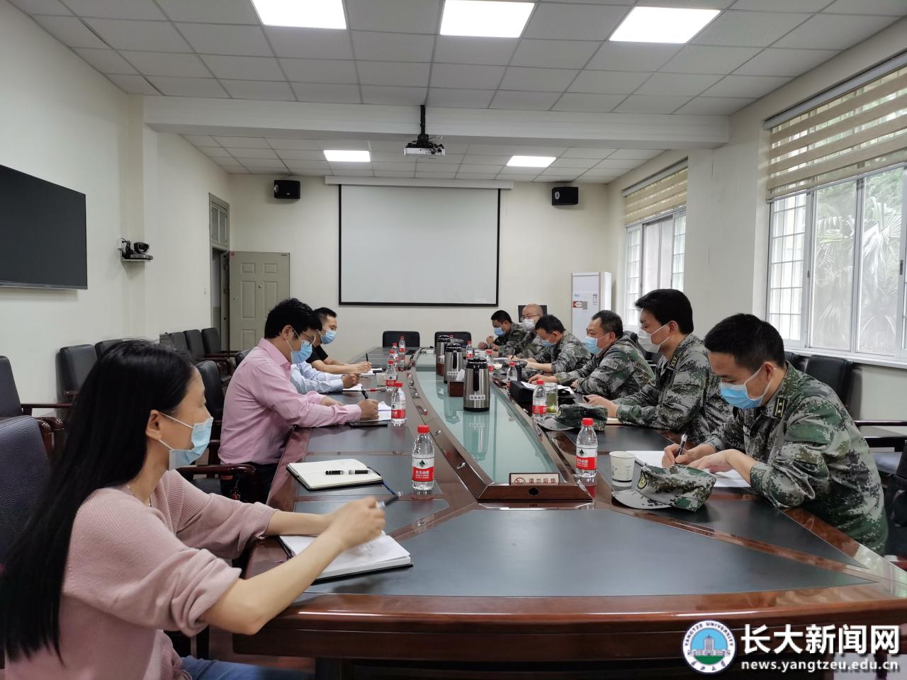 荆州市军分区来我校调研征兵工作