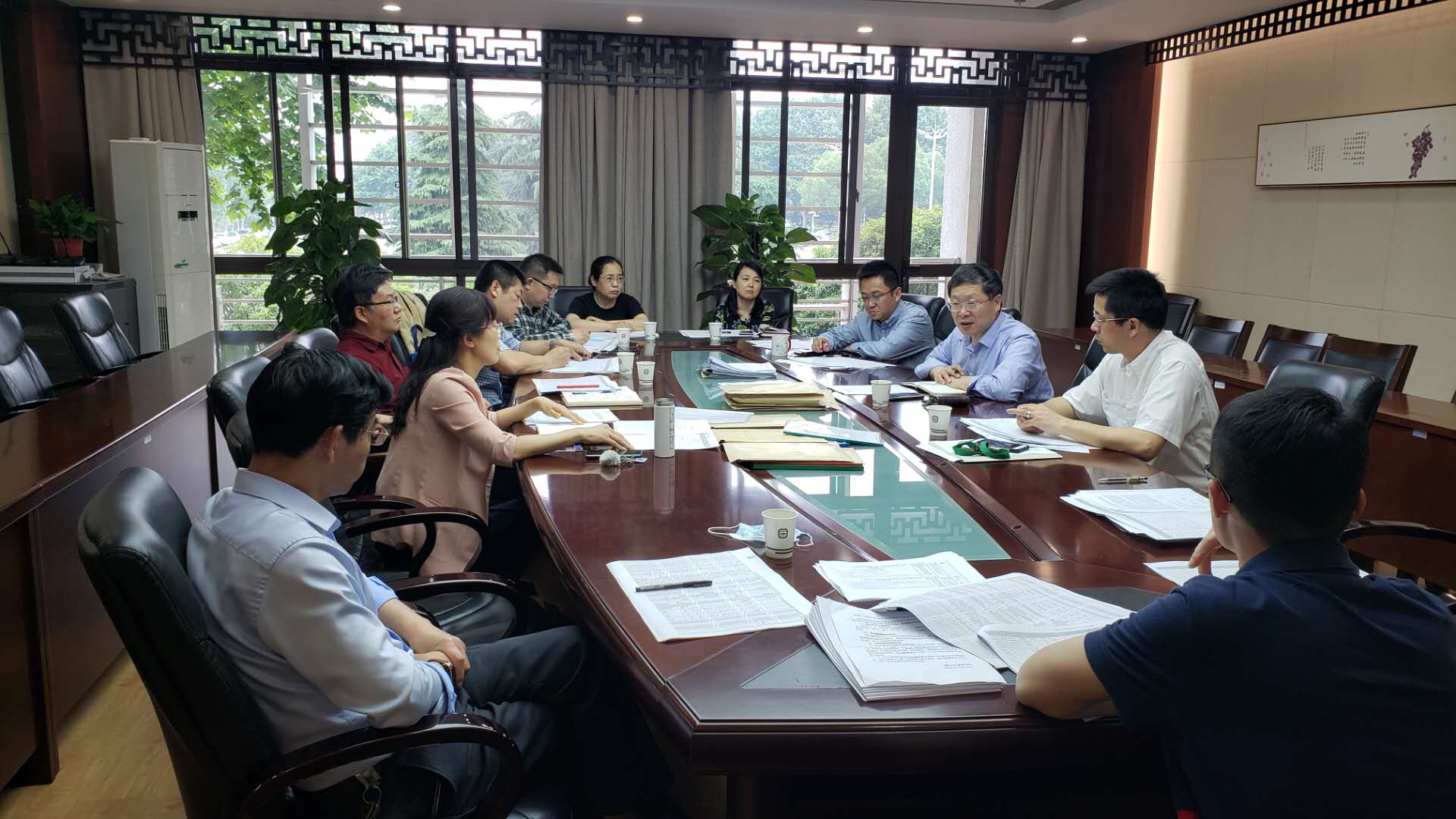 我校召开江苏省高校外国留学生英文授课精品课程评定会和2020年度中国政府奖学金评