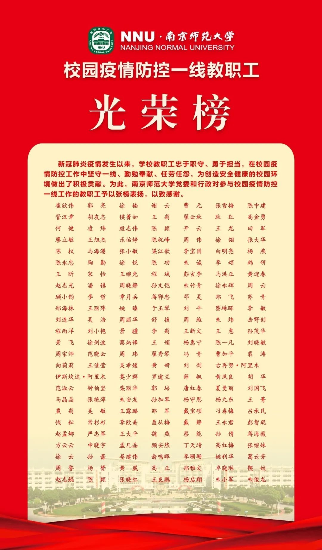 14张光荣榜，近2700人次师生受表扬！