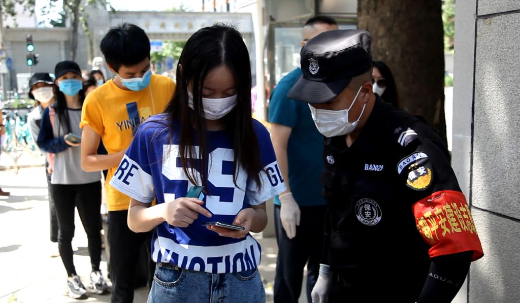 北京语言大学进行毕业生返校全流程演练