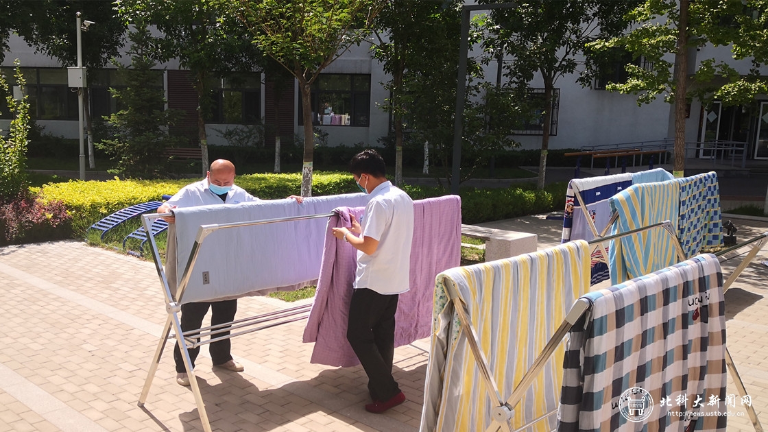 后勤员工全力以“复”迎接你