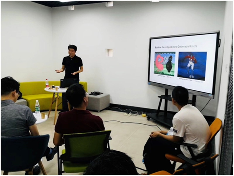 计算机学院举办第四期“01学术沙龙”活动—探讨可重构和可变形机器人技术