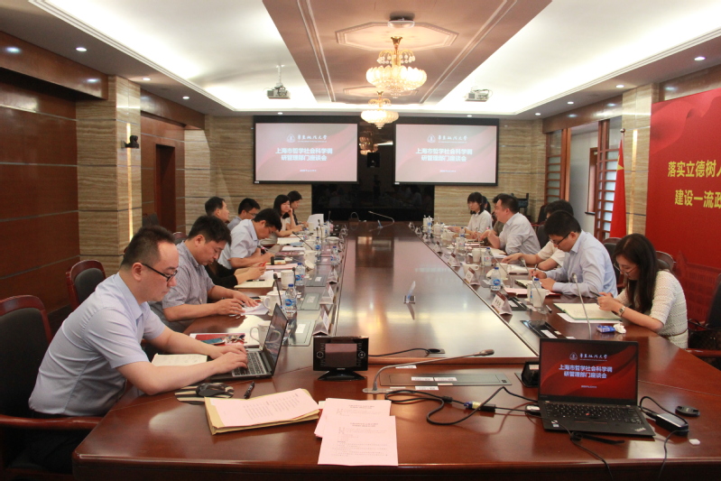 上海市哲学社会科学调研管理部门座谈会在我校召开