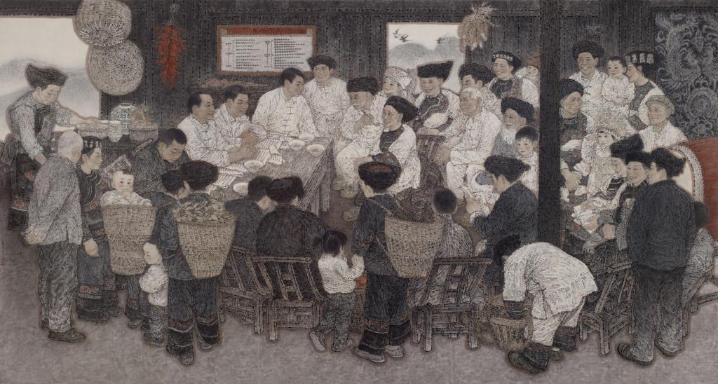 我校王奋英老师作品《暖心》入选“崇高的信仰——中国美术馆庆祝中国共产党成立99周年”美术作品展