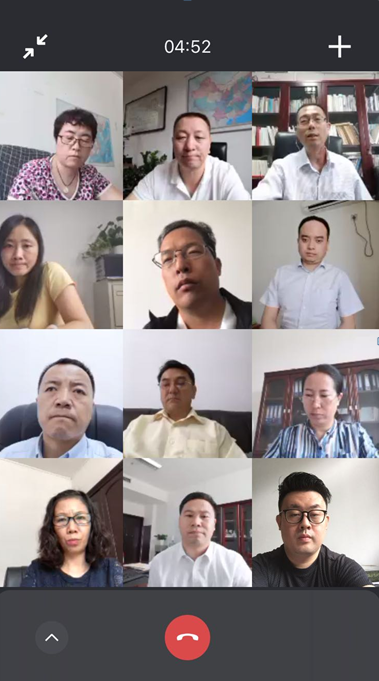 民大派驻挂职干部“云研讨”脱贫攻坚工作