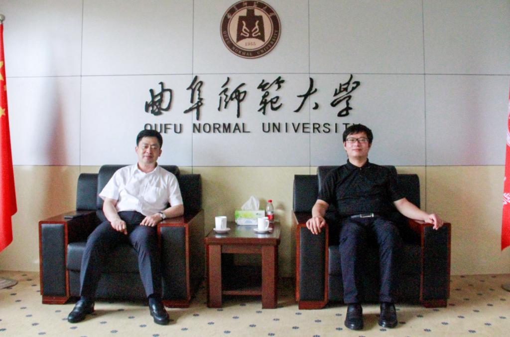 党委书记戚万学会见优秀校友孔彪