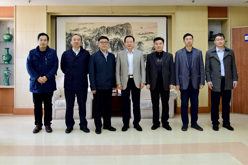 罗公利会见自然资源部第一海洋研究所所长李铁刚一行