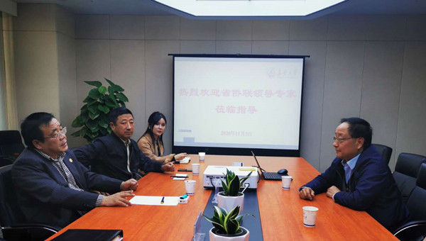 陕西省侨联副主席余劲一行来校调研座谈