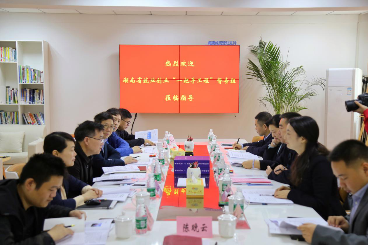 湖南省高校就业创业“一把手工程”督查组来校督查