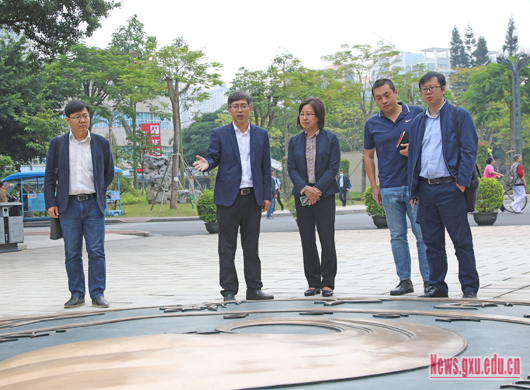 我校代表团到广西大学考察调研