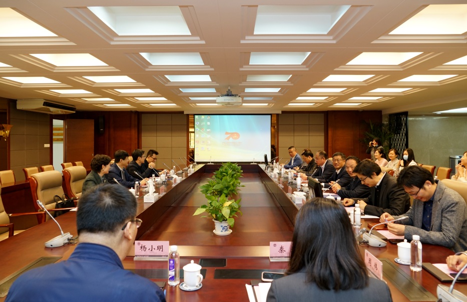 国家留学基金管理委员会秘书长生建学一行来校调研