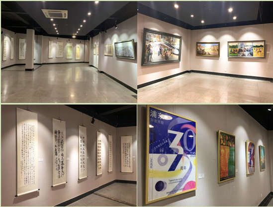 【“四史”学习教育】美院师生用画笔描绘“四史”故事无形画廊展出“四史”学习教育美术作品