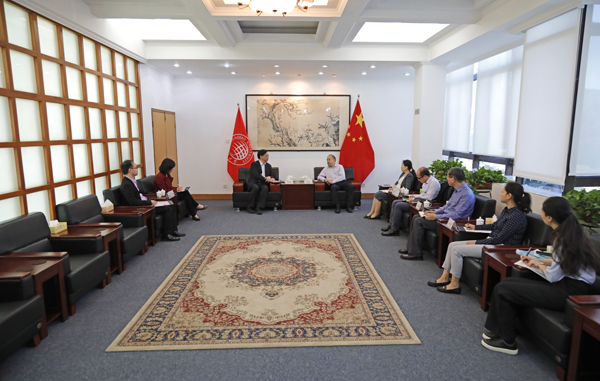 香港驻福建联络处一行来校访问