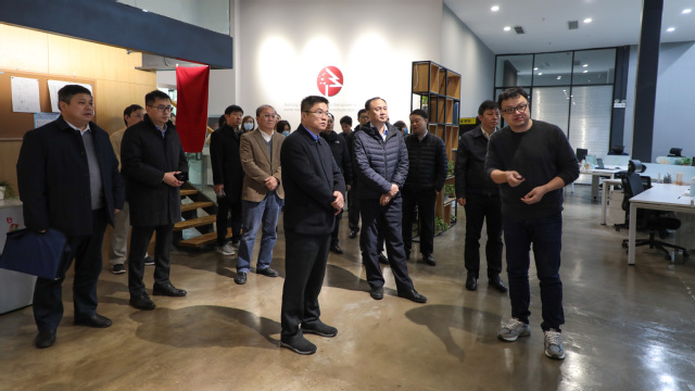 杨浦区区长薛侃一行调研上海财经大学国家大学科技园