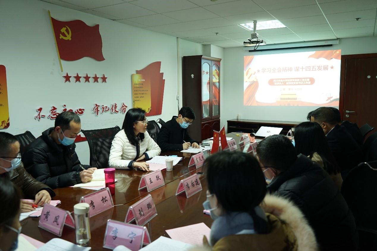 校党委书记庄天慧参加投资学系教工党支部组织生活会