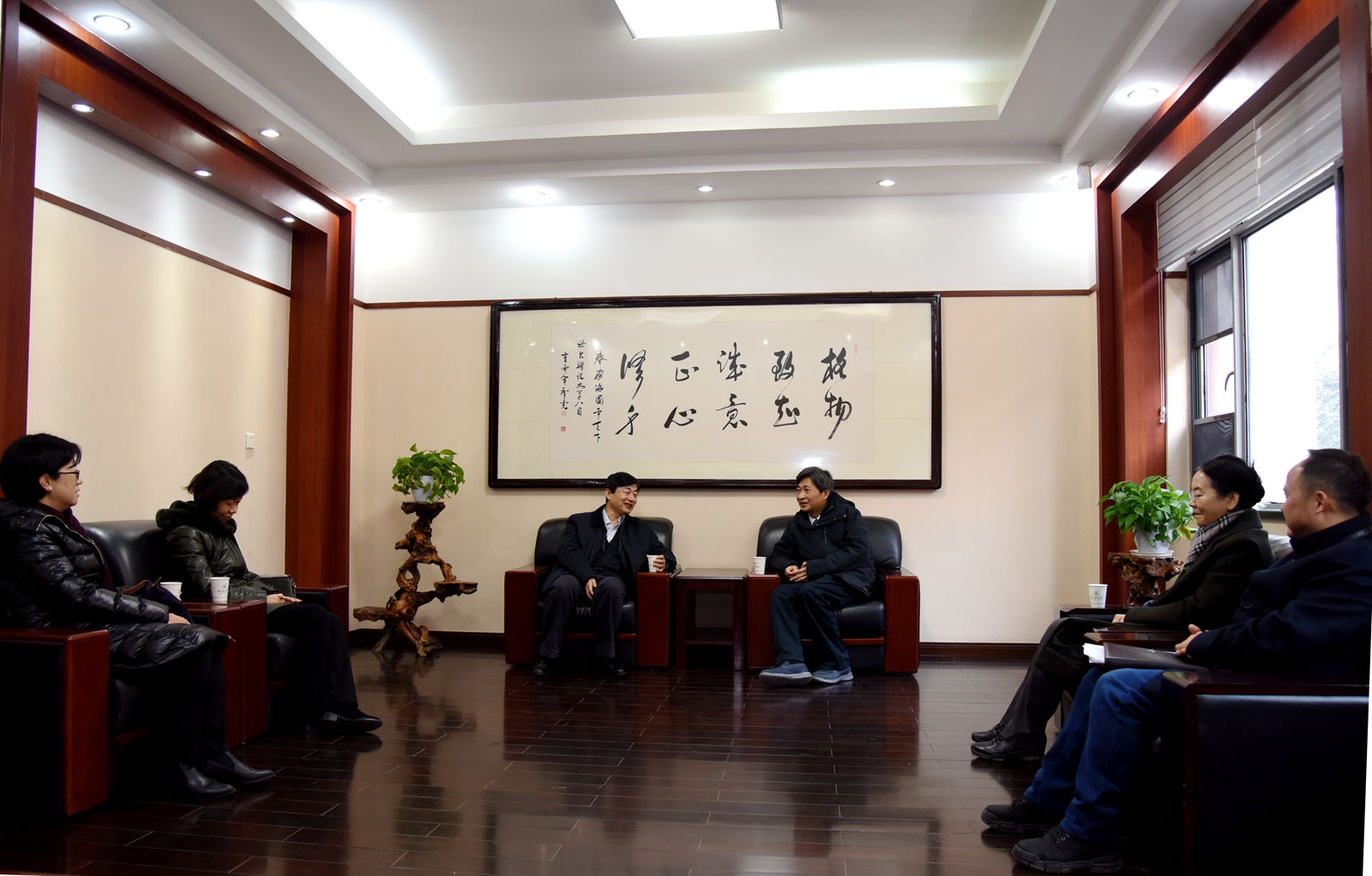 国家留学基金委秘书长生建学一行来校调研