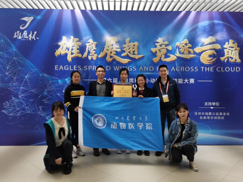 我校学子获全国小动物医师技能竞赛一等奖