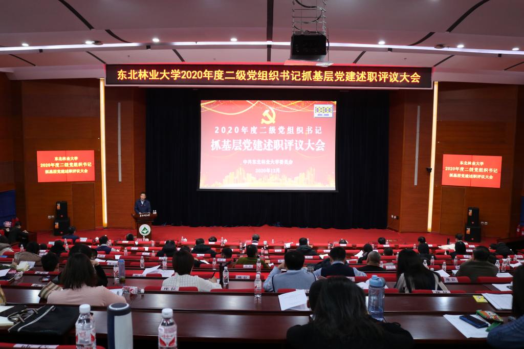 我校召开2020年度二级党组织书记抓基层党建述职评议考核工作会
