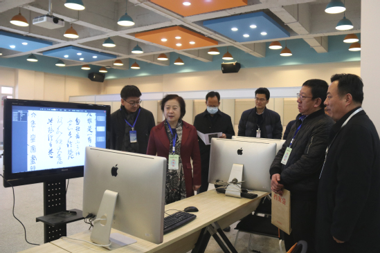 王海燕调研巡视甘肃省2021年普通高校招生美术与设计学类专业统考评卷工作