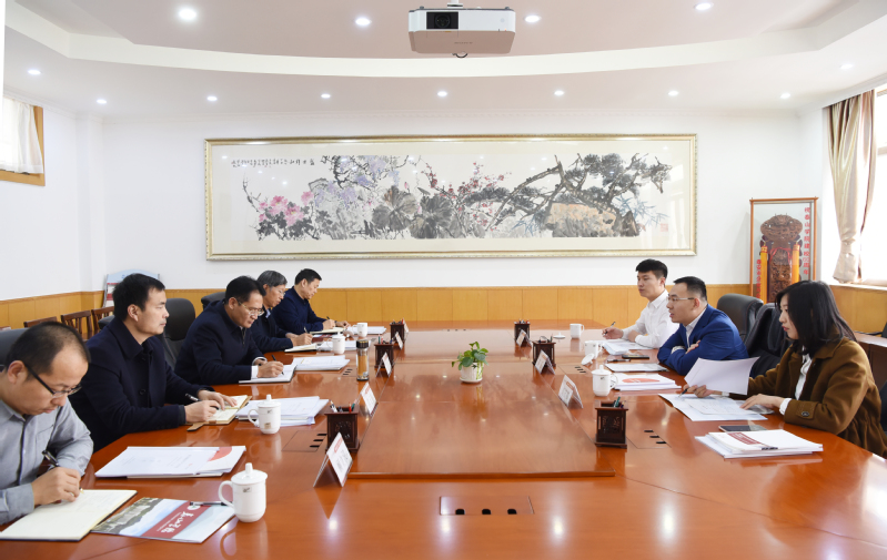 山东中启创优科技股份有限公司董事长苏乐一行访问我校
