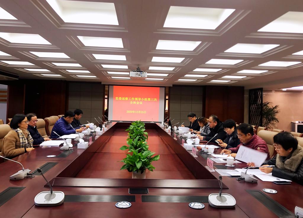 学校党委召开巡察工作领导小组会议