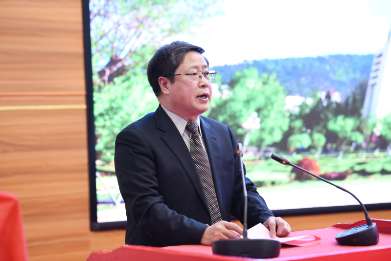 泰山国欣智慧文旅产业学院成立大会在我校隆重举行