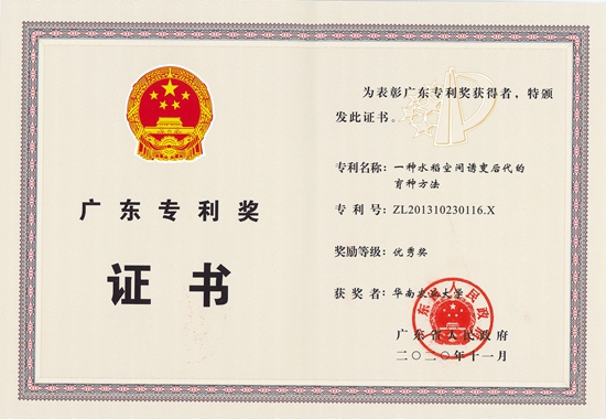 我校喜获广东专利奖及广东杰出发明人奖