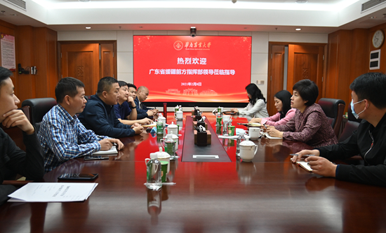 广东省援疆前方指挥部领导来我校调研交流