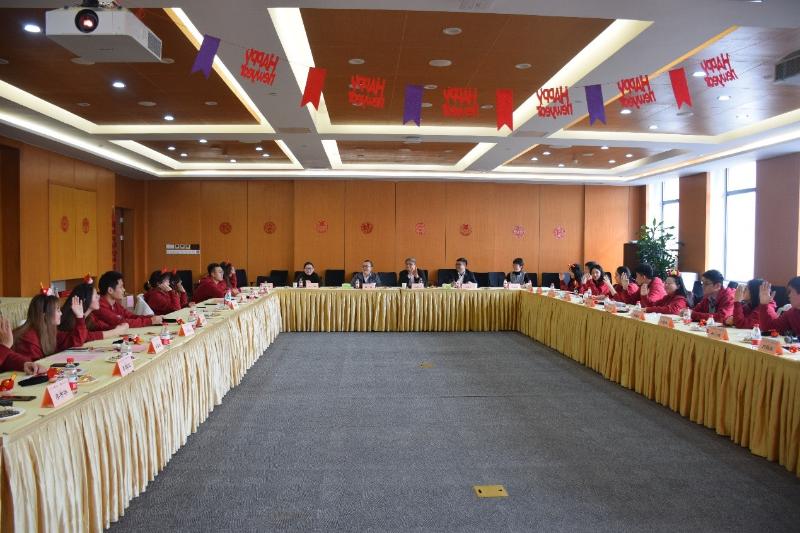 安泰经管学院领导参加2021寒假留校学生迎新春茶话会