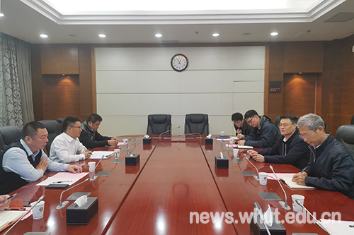 广州五舟科技股份有限公司一行来访我校
